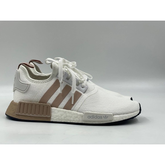 Adidas NMD R1 Boost Women Casual Running Shoe White Athletic Sneaker Trainer - Picture 11 of 11